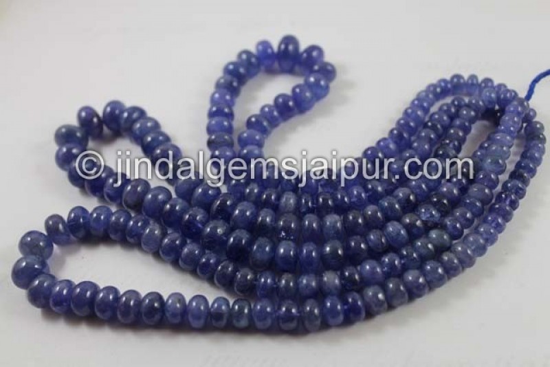 Tanzanite Far Smooth Roundelle Beads
